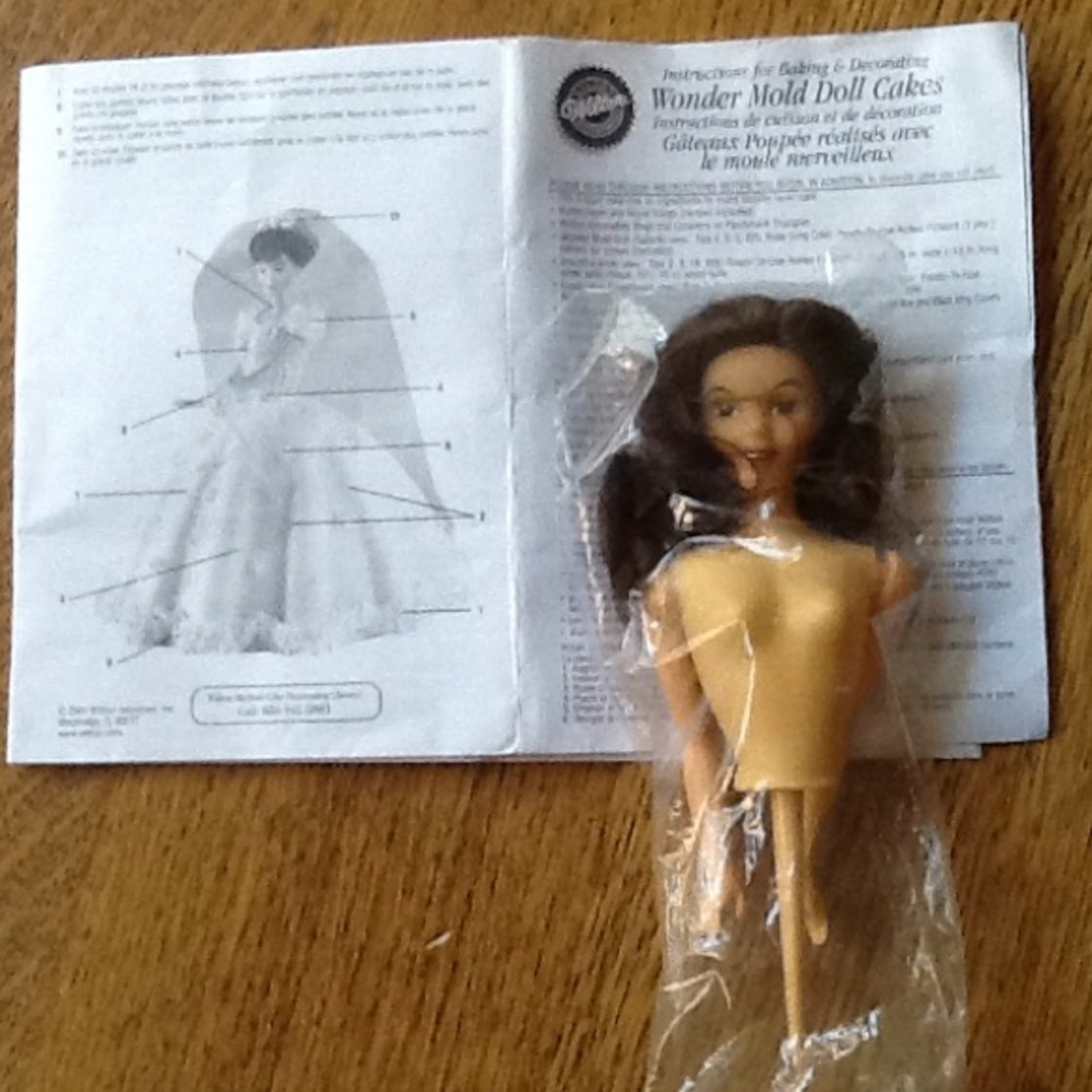 Vintage Wonder Mold Doll Cakes